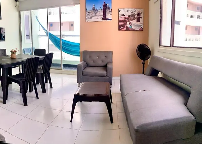 Apartamento 1804 Cartagena Bocagrande Hermosa Vista A 1 Cuadra De La Playa
